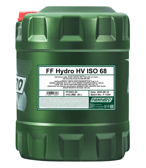 Fanfaro ISO HV 68 | Hydrauliek olie | 20 liter
