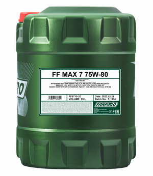 Fanfaro Max 7 | 75W80 Versnellingsbak olie | 20 Liter