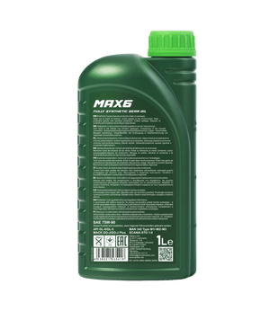 Fanfaro Max 6 | 75W90 Versnelingsbakolie API GL-4 / GL-5 | 1 Liter