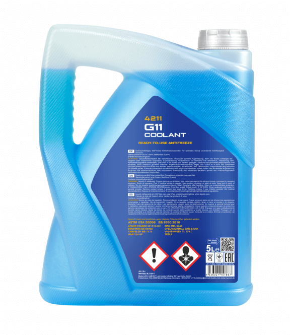 Mannol G11 | Koelvloeistof blauw | 5 Liter