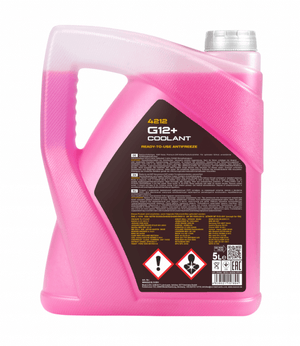 Mannol G12+ | Koelvloeistof rood | 5 Liter | etiket