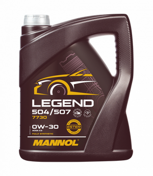 Mannol Legend 504/507 | 0W30 Vol Synthetische motorolie | 5 Liter