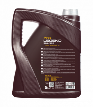 Mannol Legend 504/507 | 0W30 Vol Synthetische motorolie | 5 Liter
