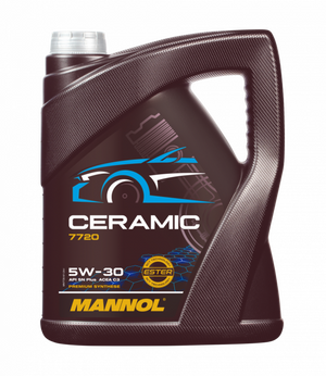 Mannol Ceramic 5W30 Vol Synthetische Motorolie - 5 Liter