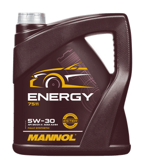 Mannol Energy 5W30 Vol Synthetische motorolie - 5 Liter