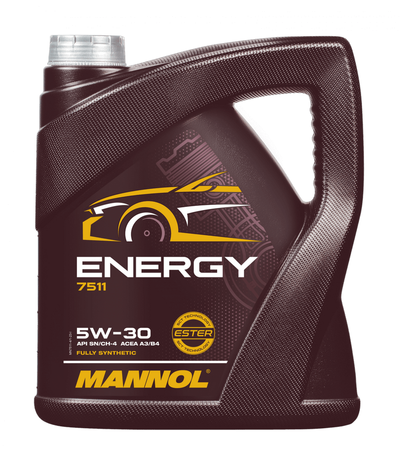 Mannol Energy 5W30 Vol Synthetische motorolie - 5 Liter