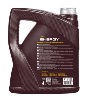 Mannol Energy 5W30 Vol Synthetische motorolie - 5 Liter
