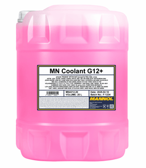 Mannol G12+ Koelvloeistof rood - 20 Liter