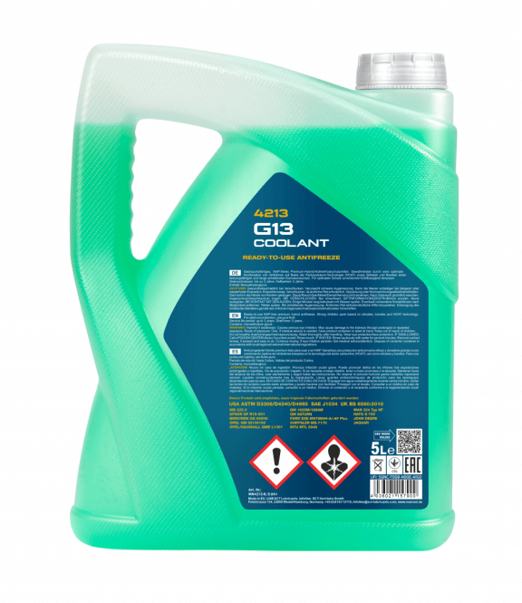 Mannol G13 | Koelvloeistof groen | 5 Liter
