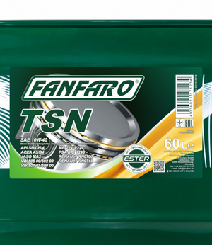 Fanfaro TSN | 10W40 | Synthetische Motorolie | 60 Liter