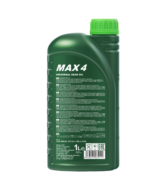 Fanfaro Max 4 | 80W90 Versnellingsbak olie | 1 Liter