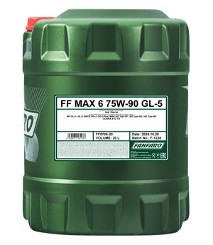Fanfaro Max 6 | 75W90 Versnelingsbankolie GL-5 | 20 Liter - Oliereus