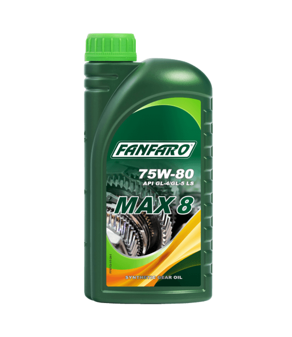 Fanfaro Max 8 | 80W90 Versnellingsbakolie GL-4/GL-5 LS | 1 Liter - Oliereus