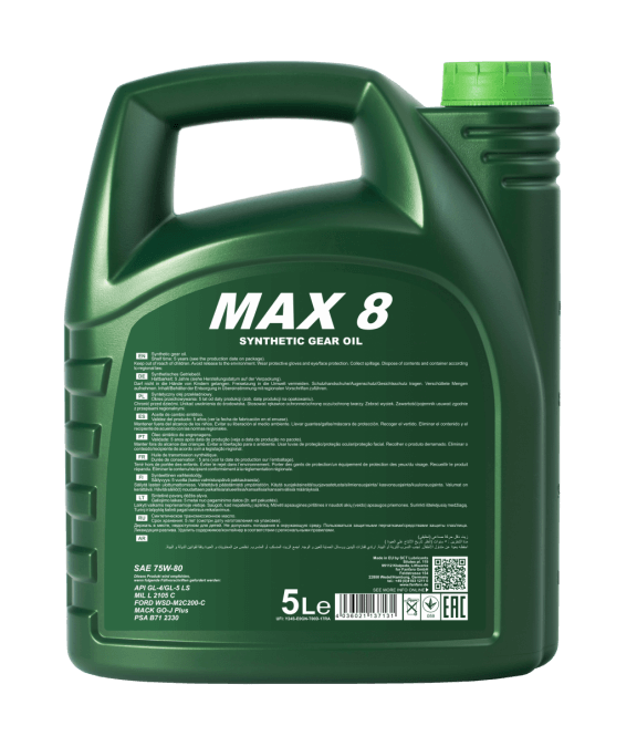 Fanfaro Max 8 | 80W90 Versnellingsbakolie GL-4/GL-5 LS | 5 Liter - Oliereus