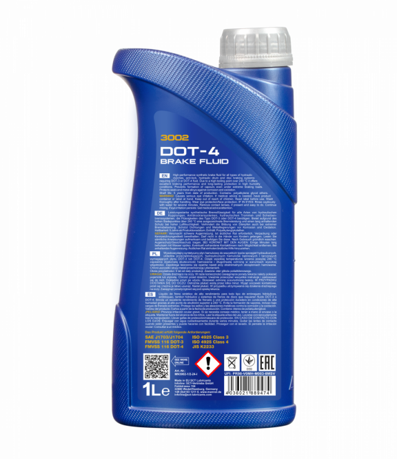 Remvloeistof DOT 4 - 1 Liter - Mannol 3002-1