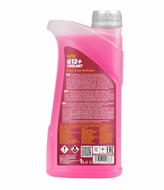 Mannol G12+ | Koelvloeistof rood | 1 Liter