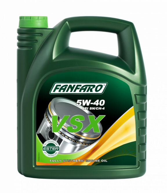 Fanfaro VSX | 5W40 | Vol Synthetische Motorolie | 5 Liter