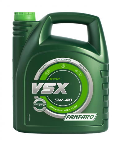 Fanfaro VSX , 5W40 , Vol Synthetische Motorolie , 5 Liter
