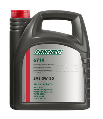Fanfaro 6719 , O.E.M , 5W30 , Vol Synthetische Longlife Motorolie , 5 Liter