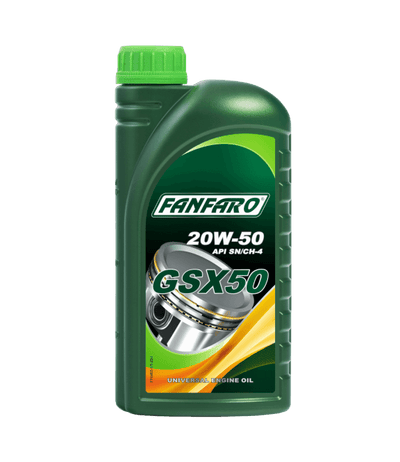 Fanfaro GSX-50 , 20W50 , Minerale Motorolie , 1 Liter