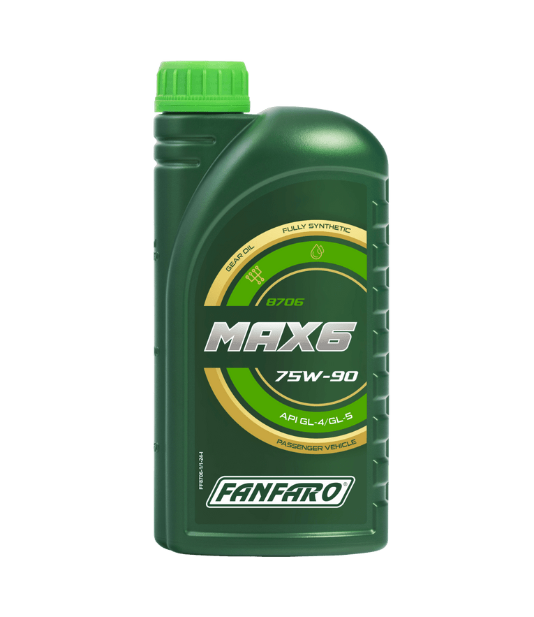 Fanfaro Max 6 | 75W90 Versnelingsbakolie API GL-4 / GL-5 | 1 Liter