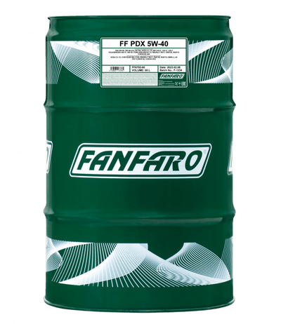 Fanfaro PDX , 5W40 , Synthetische Motorolie , 60 Liter