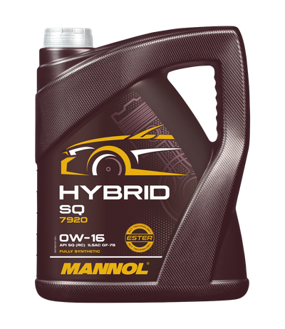 Mannol Hybrid SQ , 0W16 Vol Synthetische motorolie , 5 Liter - Oliereus