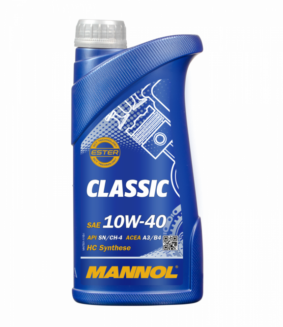 Mannol Classic | 10W40 HC Synthetische motorolie | 1 Liter