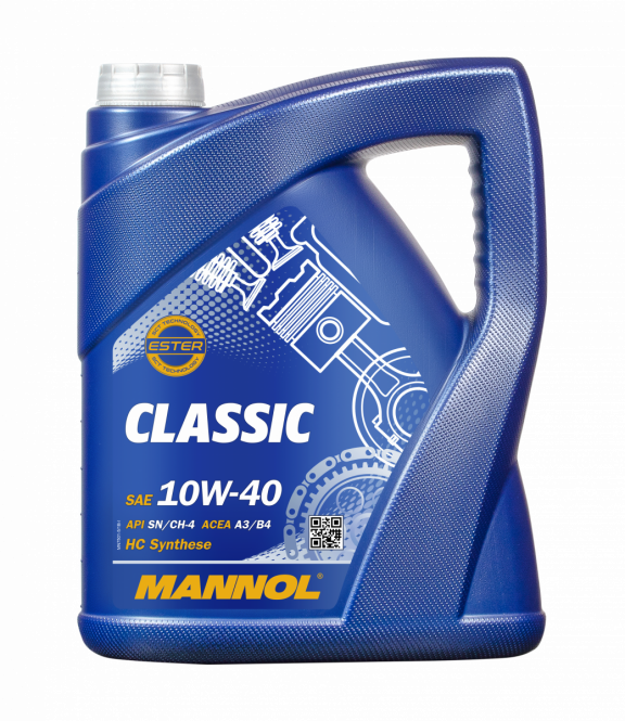 Mannol Classic | 10W40 HC Synthetische motorolie | 5 Liter