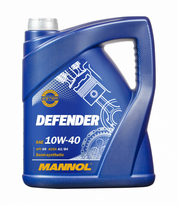 Mannol Defender | 10W40 Semi Synthetische motorolie | 5 Liter