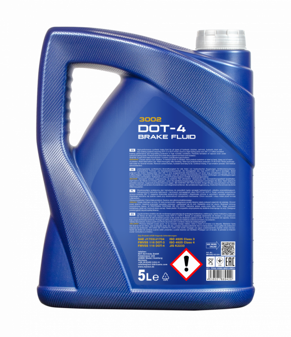 Mannol Dot 4 | Remvloeistof | 5 Liter