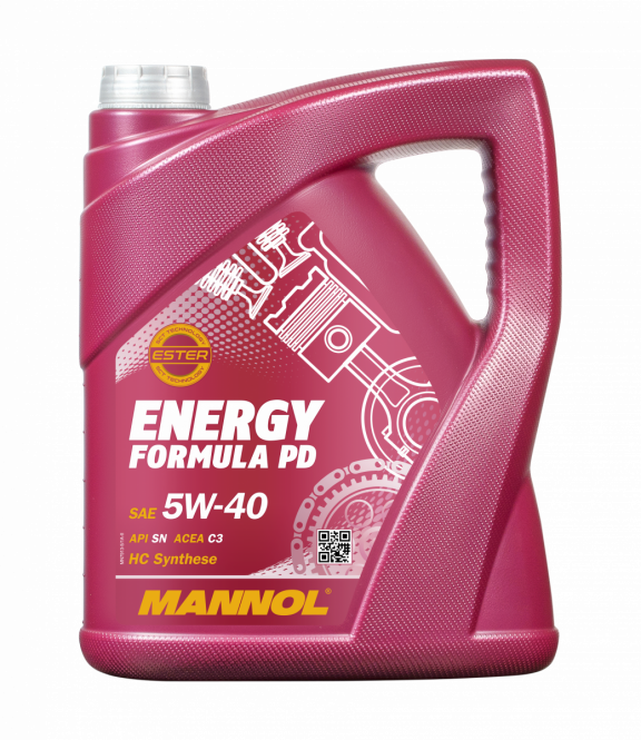 Mannol Energy Formula PD | 5W40 Vol Synthetische Motorolie | 5 Liter