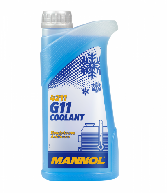 Mannol G11 | Koelvloeistof blauw | 1 Liter