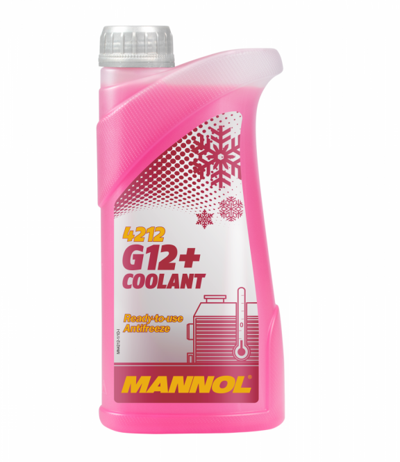 Mannol G12+ | Koelvloeistof rood | 1 Liter