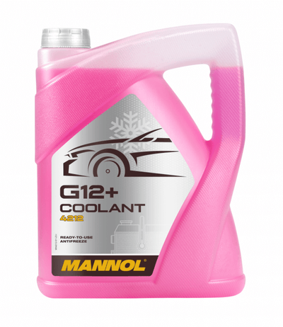 Mannol G12+ , Koelvloeistof rood , 5 Liter