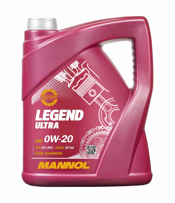 Mannol Legend Ultra | 0W20 Synthetische motorolie | 5 Liter