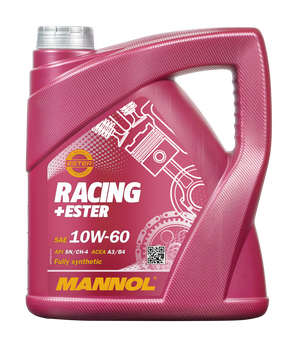 Mannol Racing Ester | 10W60 Vol Synthetische Motorolie | 4 Liter