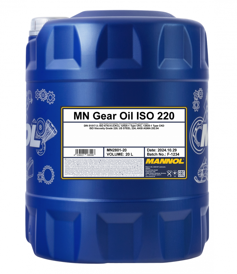 Mannol Gear Oil 220 - Tandwielolie - 20 Liter