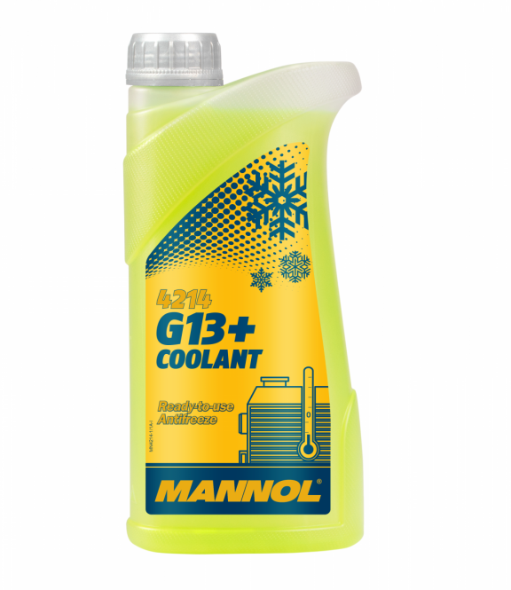 Mannol G13+ | Koelvloeistof geel | 1 Liter