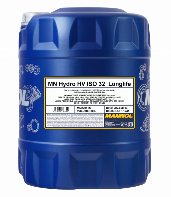 Mannol ISO HV 32 | Hydrauliek olie | 20 liter