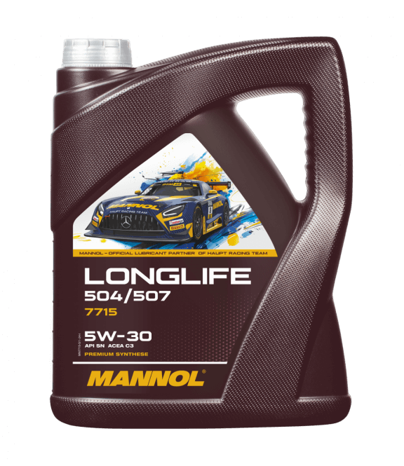 Mannol Longlife 504/507 | 5W30 Vol Synthetische motorolie | 5 Liter