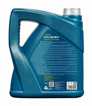 Mannol Molibden | 10W40 Semi Synthetische motorolie | 5 Liter