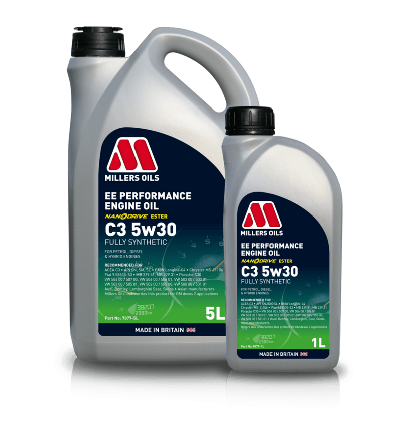 Millers EE Performance C3 5w30 | Vol Synthetische motorolie | 5 Liter