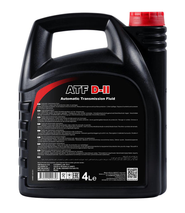 Chempioil 8901 ATF D-II Versnellingsbakolie - 4 Liter