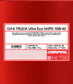 Chempioil 9106 CH-6 TRUCK Ultra Eco UHPD 10W-40 Motorolie - 10 Liter