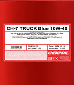 Chempioil 9107 CH-7 TRUCK Blue 10W-40 Motorolie - 10 Liter