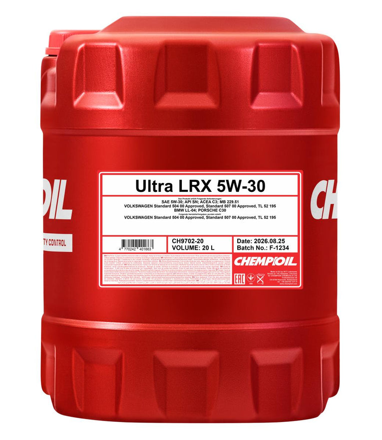 Chempioil 9702 Ultra LRX 5W-30 Motorolie - 20 Liter