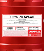Chempioil 9719 Ultra PD 5W-40 Motorolie - 20 Liter