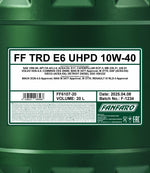 Fanfaro 6107 TRD E6 UHPD 10W-40 Motorolie - 20 Liter