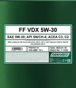 Fanfaro 6707 VDX 5W-30 Motorolie - 10 Liter
